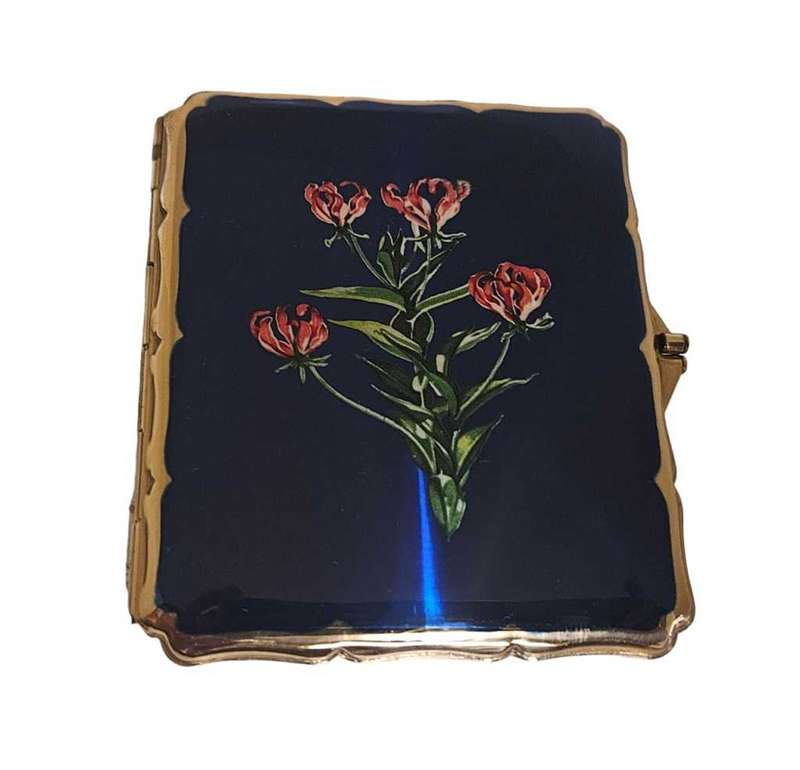 Stratton enamel Cigarette Case