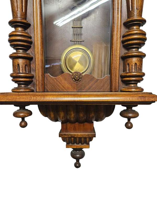 Antique Gustav Becker Horse top Vienna regulator, wall clock, in Beautiful Condition German style