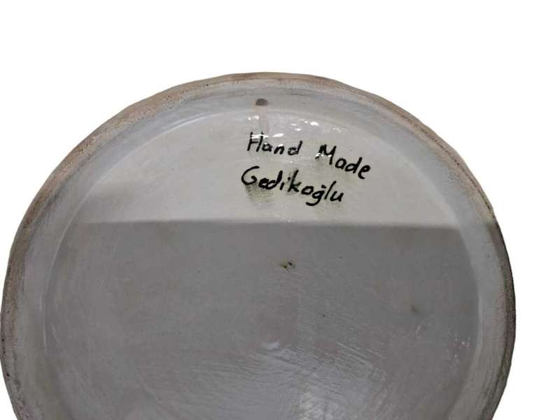 Turkish Hand Painted Gedikoglu Cini Plate