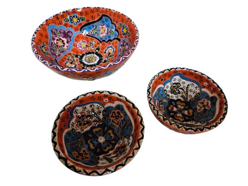 Turkish Ceramics Hand Painted Ceramic Bowls