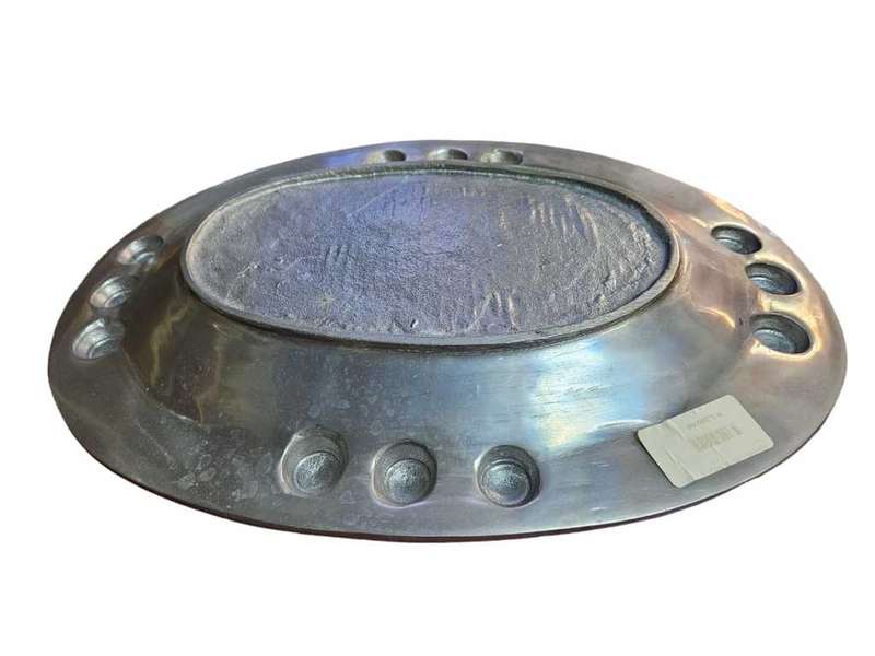 Large Heavy Pewter Platter