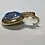 Blue Stone Costume Pendant