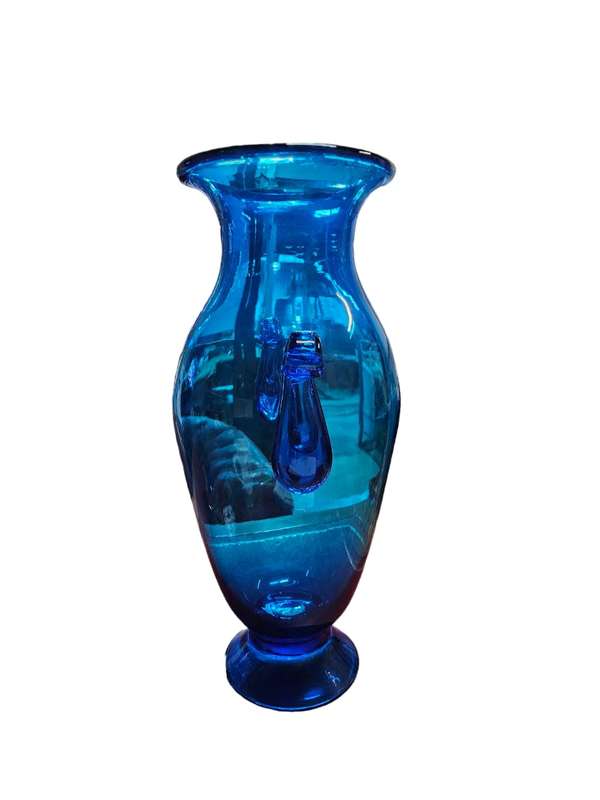 Dark Blue Flower Vase