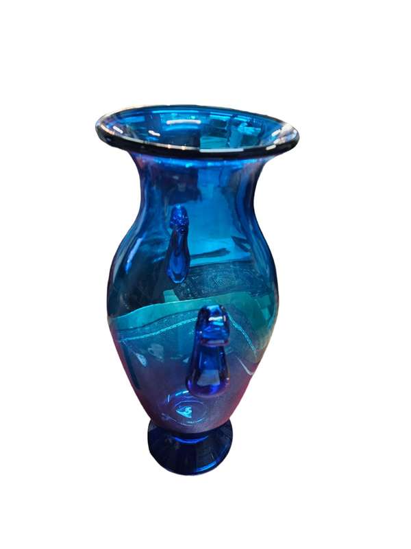 Dark Blue Flower Vase