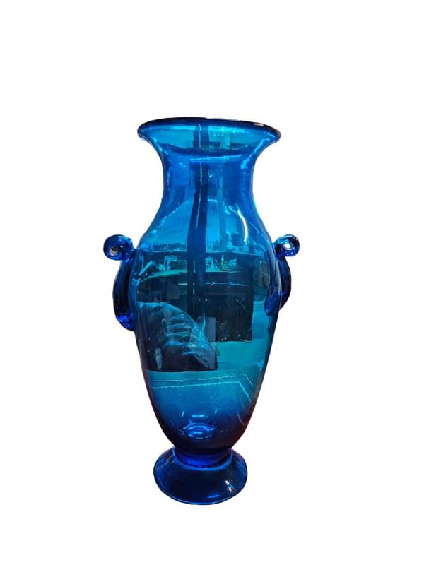 Dark Blue Flower Vase