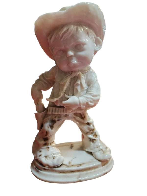 Exquisite Guiseppe Armani Young Cowboy Figurine