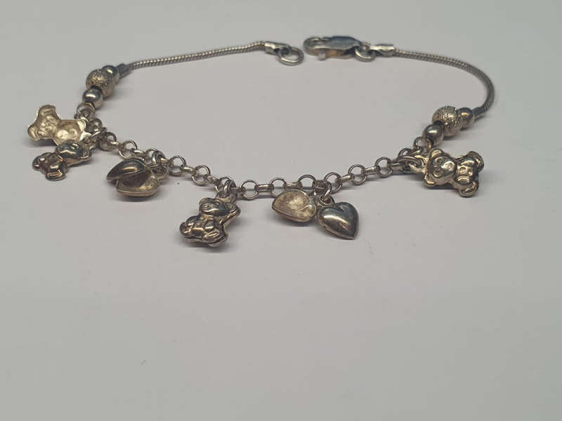 Sterling Silver Bracelet Charm Bracelet