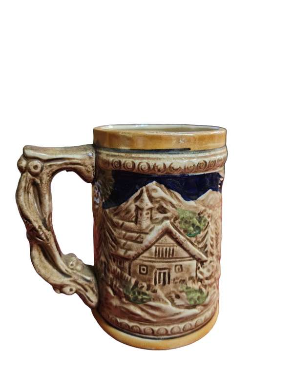Vintage ceramic German beer mugs made in Germany