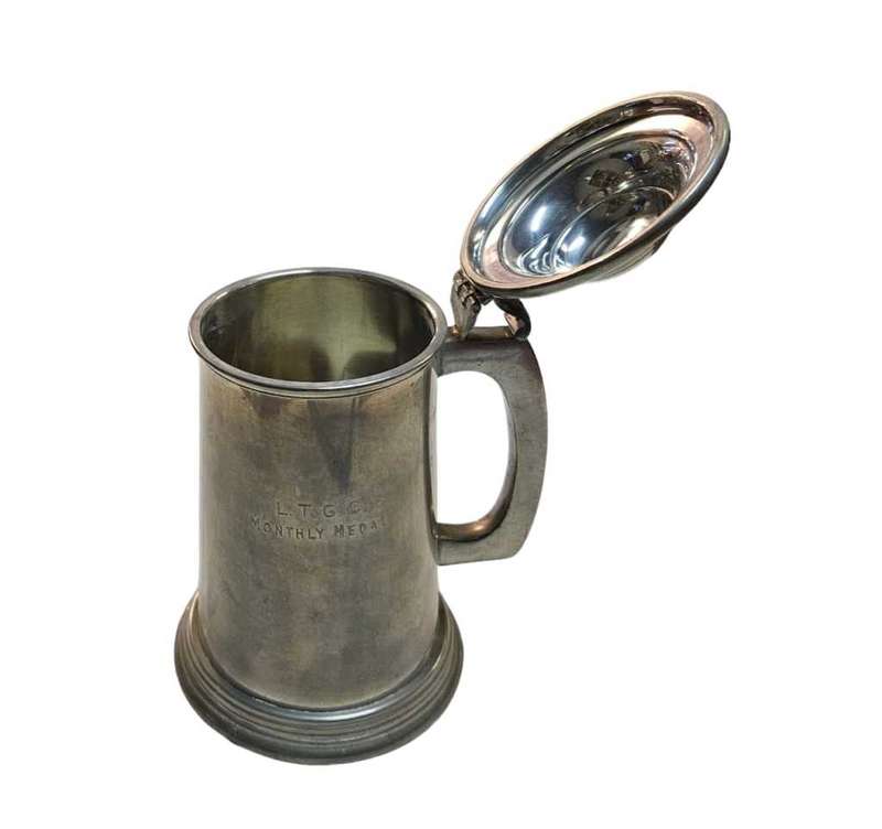 Vintage Pewter Tankard
