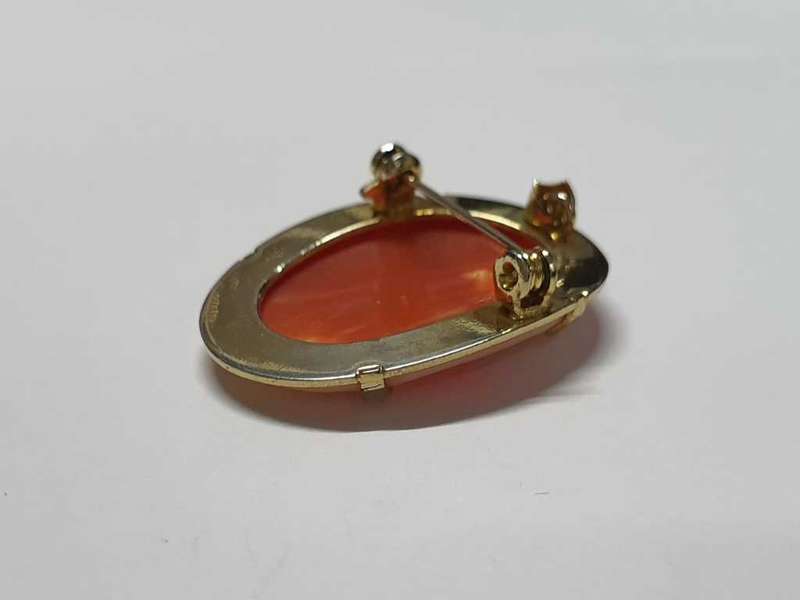 Vintage Cameo Pendant and Brooch