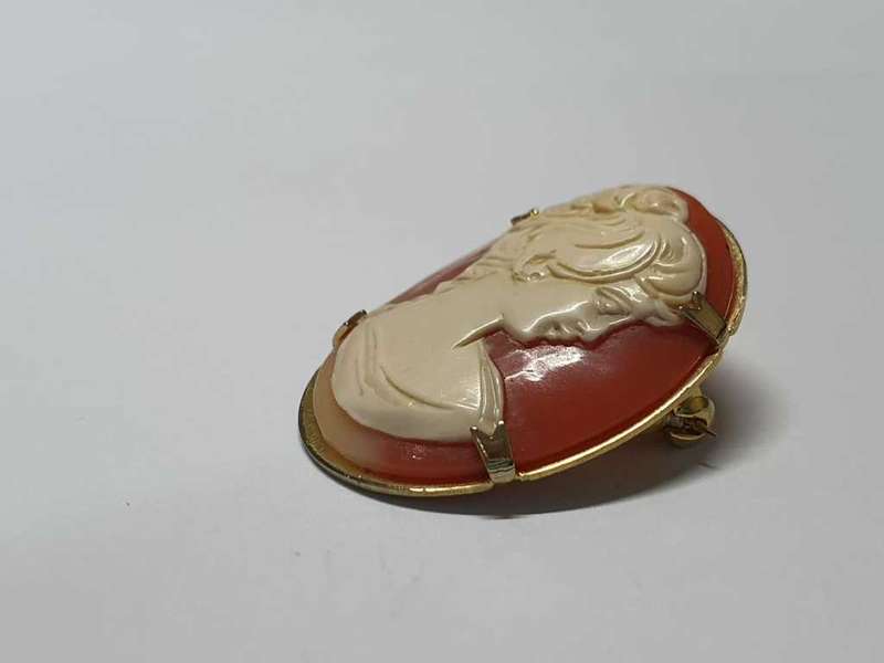 Vintage Cameo Pendant and Brooch
