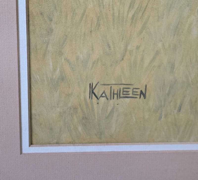Old Framed Car Behind Glass by Kathleen