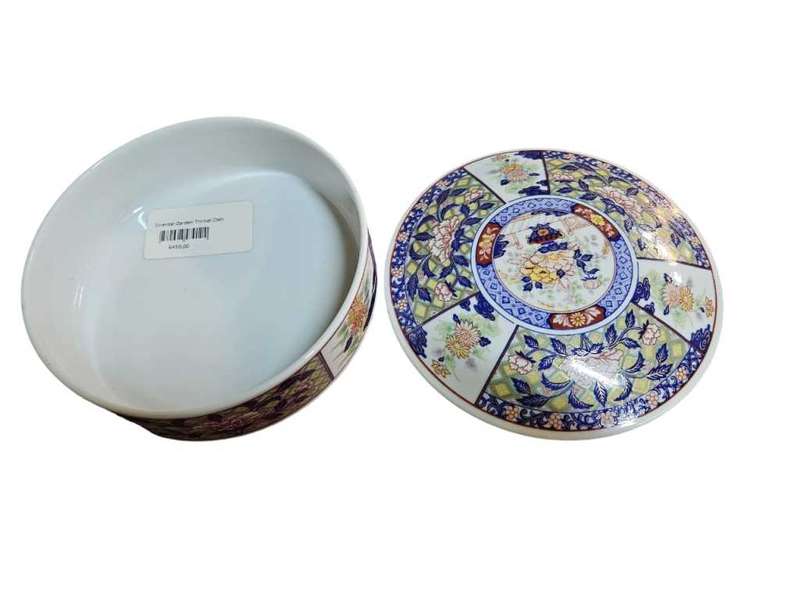 Vintage Imari Style Porcelain Trinket Box