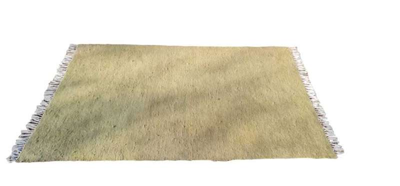 Vintage Light Green/Lime Wool Carpet