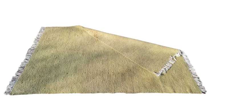 Vintage Light Green/Lime Wool Carpet