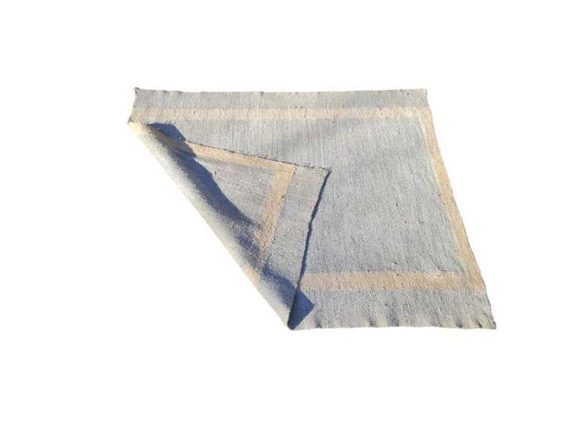 Vintge Light Blue wool carpet