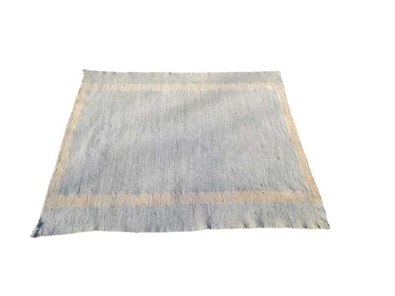 Vintge Light Blue wool carpet