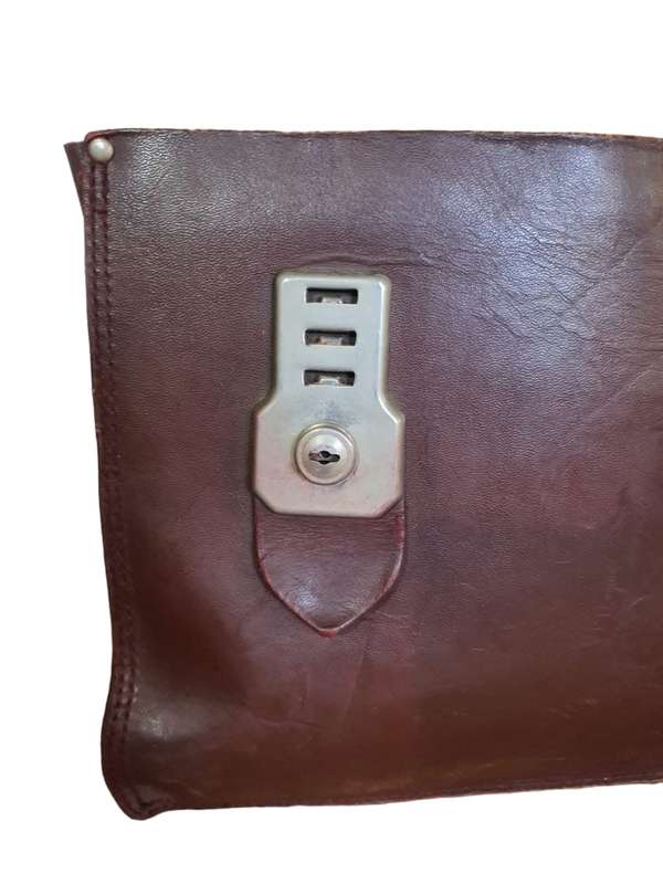 Old School Leather Briefcase