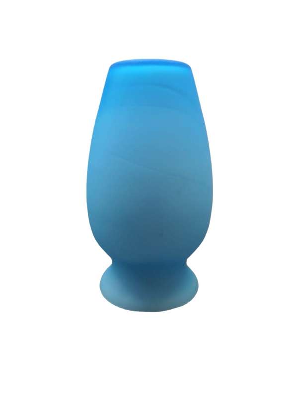 Decorative blue flower vase, measuring 15x8x8cm