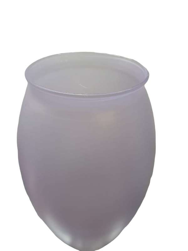 Light Lilac Flower glass vase