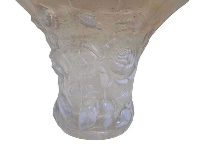 Antique Borolac glass vase
