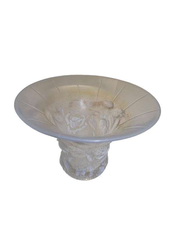 Antique Borolac glass vase
