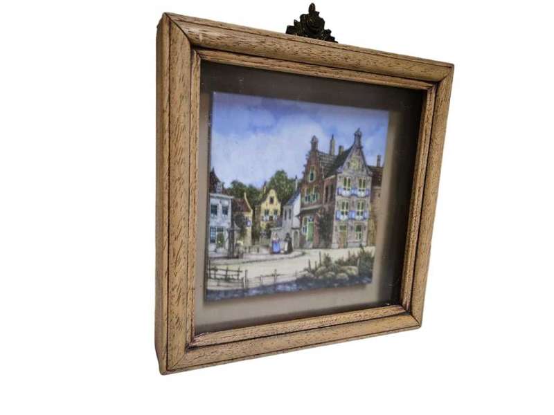 Framed Dutch Tile