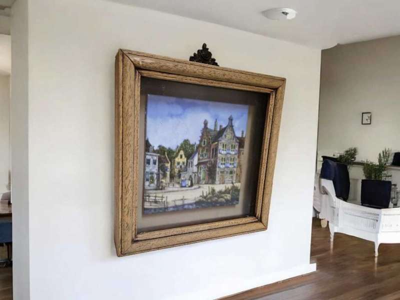 Framed Dutch Tile