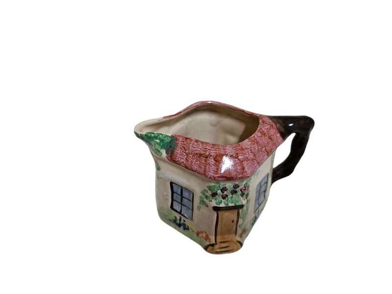 Keele Style street pottery cottage milk jug