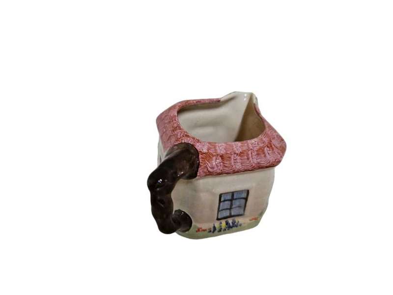 Keele Style street pottery cottage milk jug