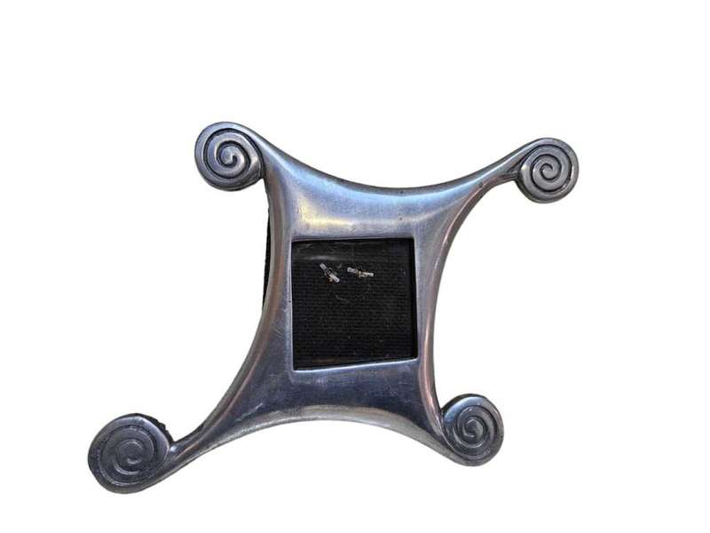 Carrol Boyes standing picture frame. Crafted from high-quality pewter
