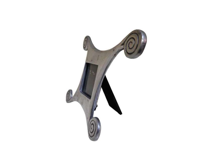 Carrol Boyes standing picture frame. Crafted from high-quality pewter