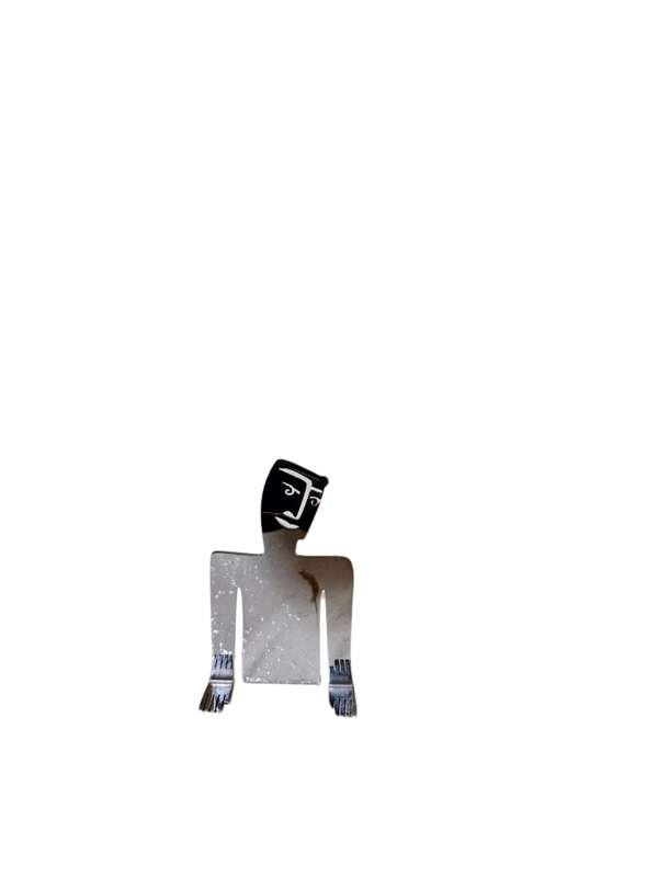 Carrol Boyes Face Off business card holder stand, a sleek and modern