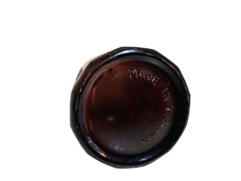 Vintage Indian Vegetables Jaundice Bitters Glass Bottle