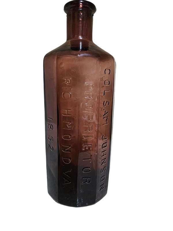 Vintage Indian Vegetables Jaundice Bitters Glass Bottle