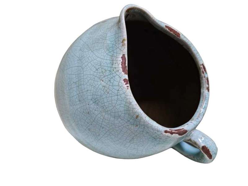 Large crackle glaze jug