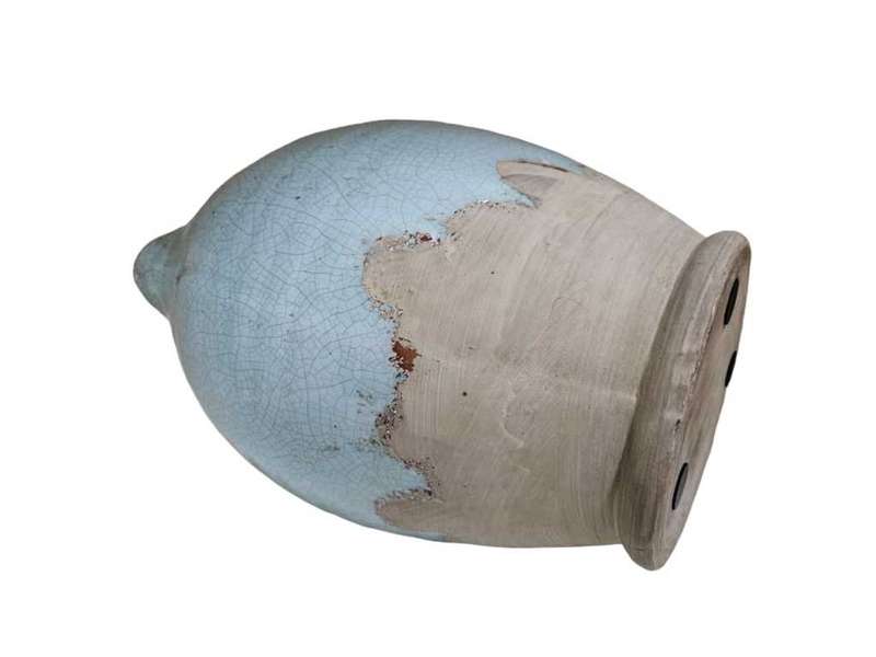 Large crackle glaze jug