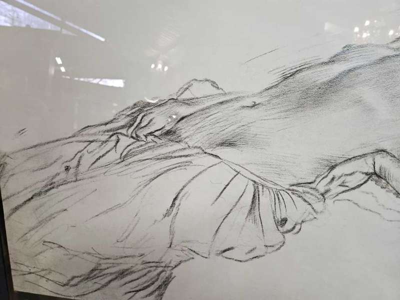 Edgar Degas print nude