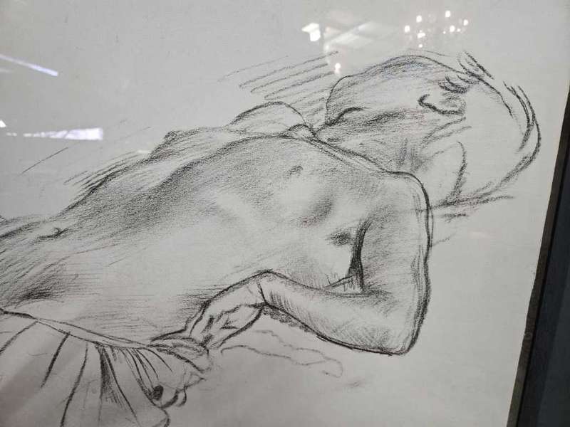 Edgar Degas print nude