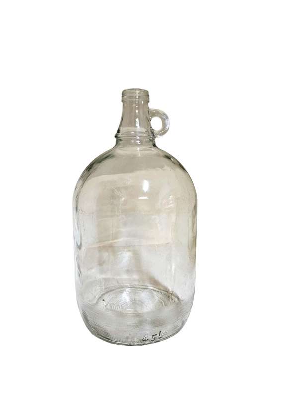 Vintage 4.5L Clear Glass Bottle