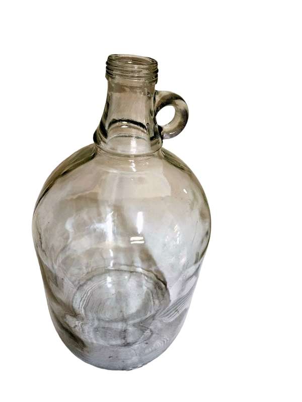 Vintage 4.5L Clear Glass Bottle
