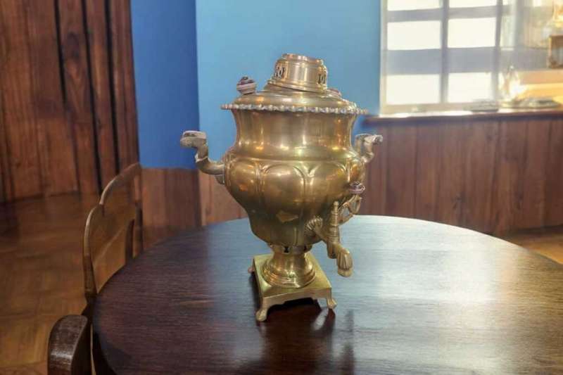 Antique Brass Samovar