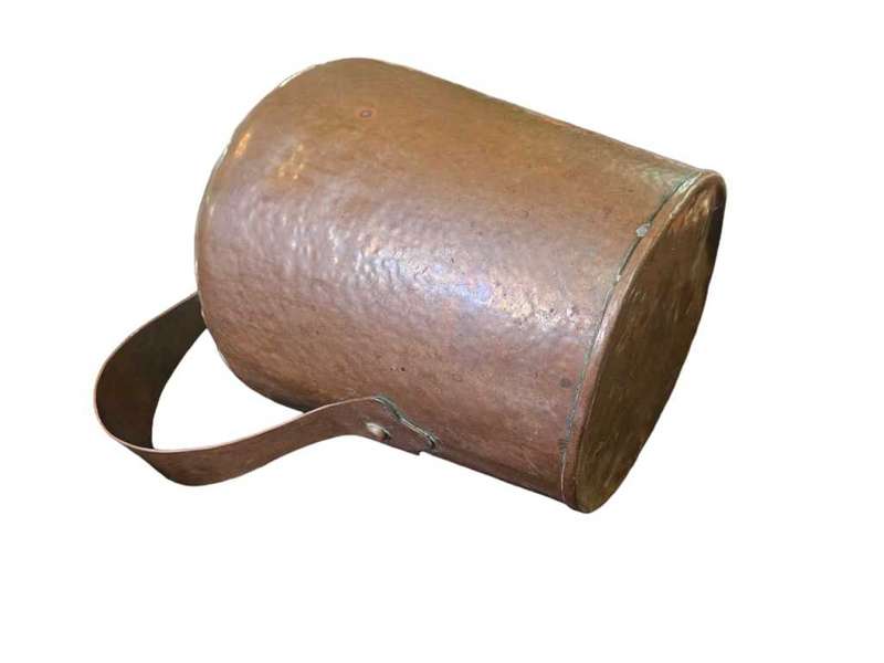 Antique heavy copper jug