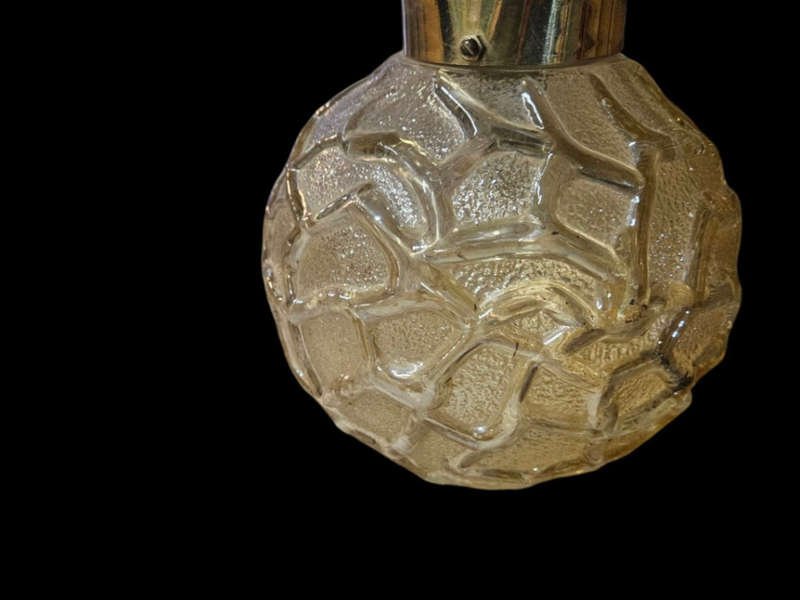 Mid-Century Retro Honey glass suspension light