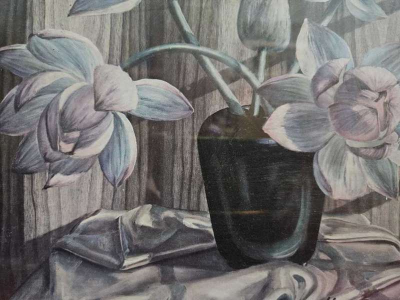 Tretchikoff: Lotuses, Double Signature print