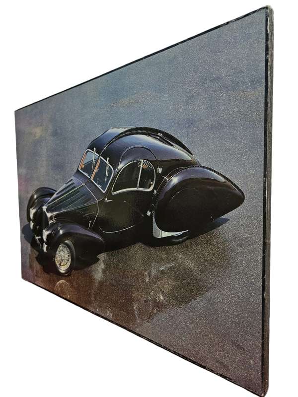 Bugatti Coupé Print on Board
