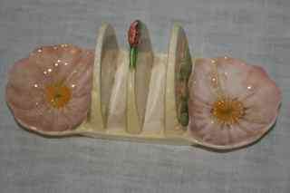 MAGNIFICENT VINTAGE  CARLTON WARE TOAST RACK