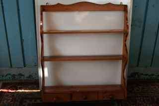 ANTIQUE PINE (ORIGAN?) SHELF UNIT
