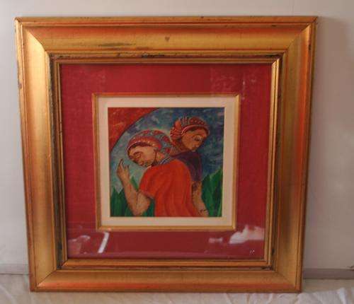 MAGNIFICENT PAINTING BY P LESSING