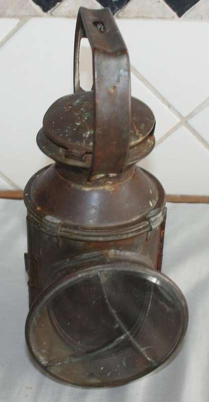 An Exquisite Antique Railway lantern a real collectors item!